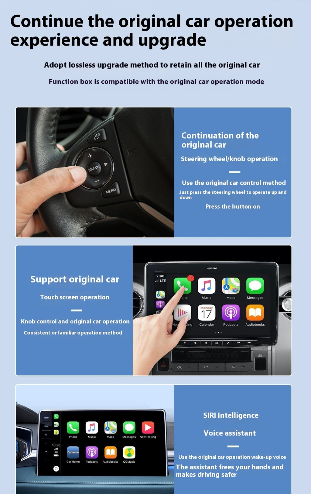 Wireless Carplay Adaptor Android Auto Vehicle Interconnection Wired To Wireless Carplay Smart Box
