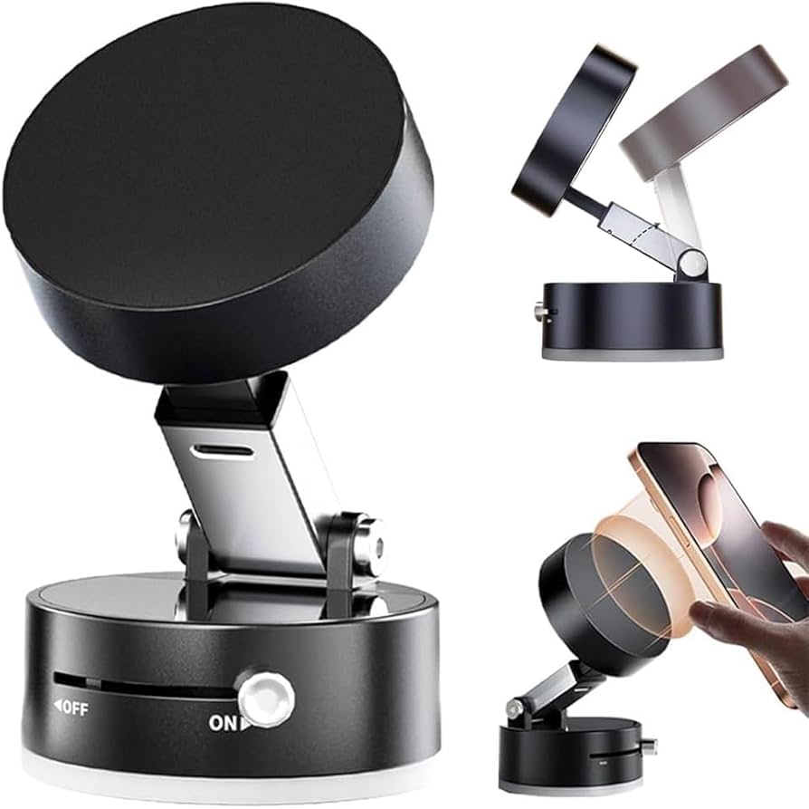 Vacuum Suction Magnetic Phone Stand